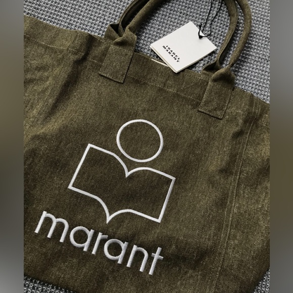 Isabel Marant Olive Green Tote Bag - Picture 2 of 5